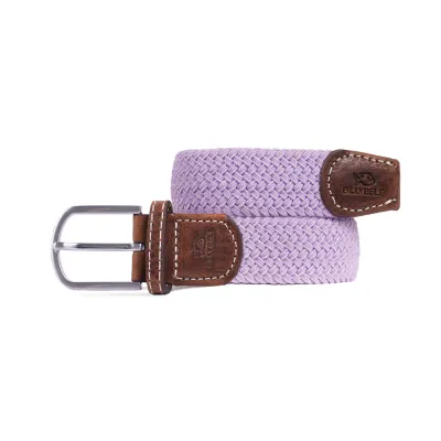 Ceinture tressee elastique Lavande by BILLYBELT