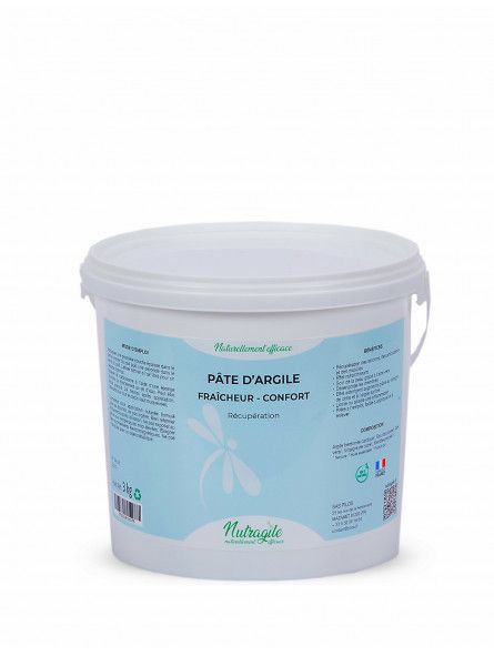 Pâte d&#39;argile Fraîcheur &amp; Confort 10KG by NUTRAGILE