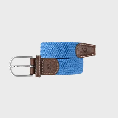 Ceinture tressee elastique Bleuet by BILLYBELT