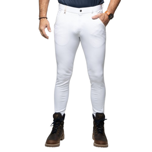 Pantalon homme Skansen blanc by FLAGS&amp;CUP