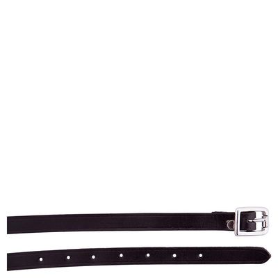 Laniere d eperons cuir noir 16mm by PREMIERE