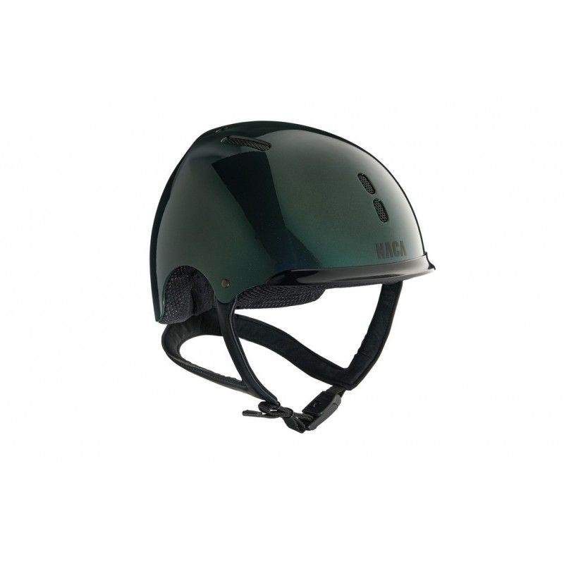 Casque équestre International Riding Helmet Velours Noir - Taille 6,5 - Neuf Avec Défaut
