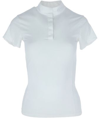 Polo de concours perfo MC blanc M by KERBL