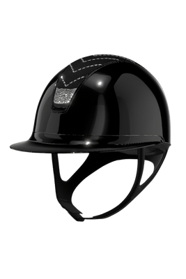 Casque Miss Glossy Noir Custom by SAMSHIELD