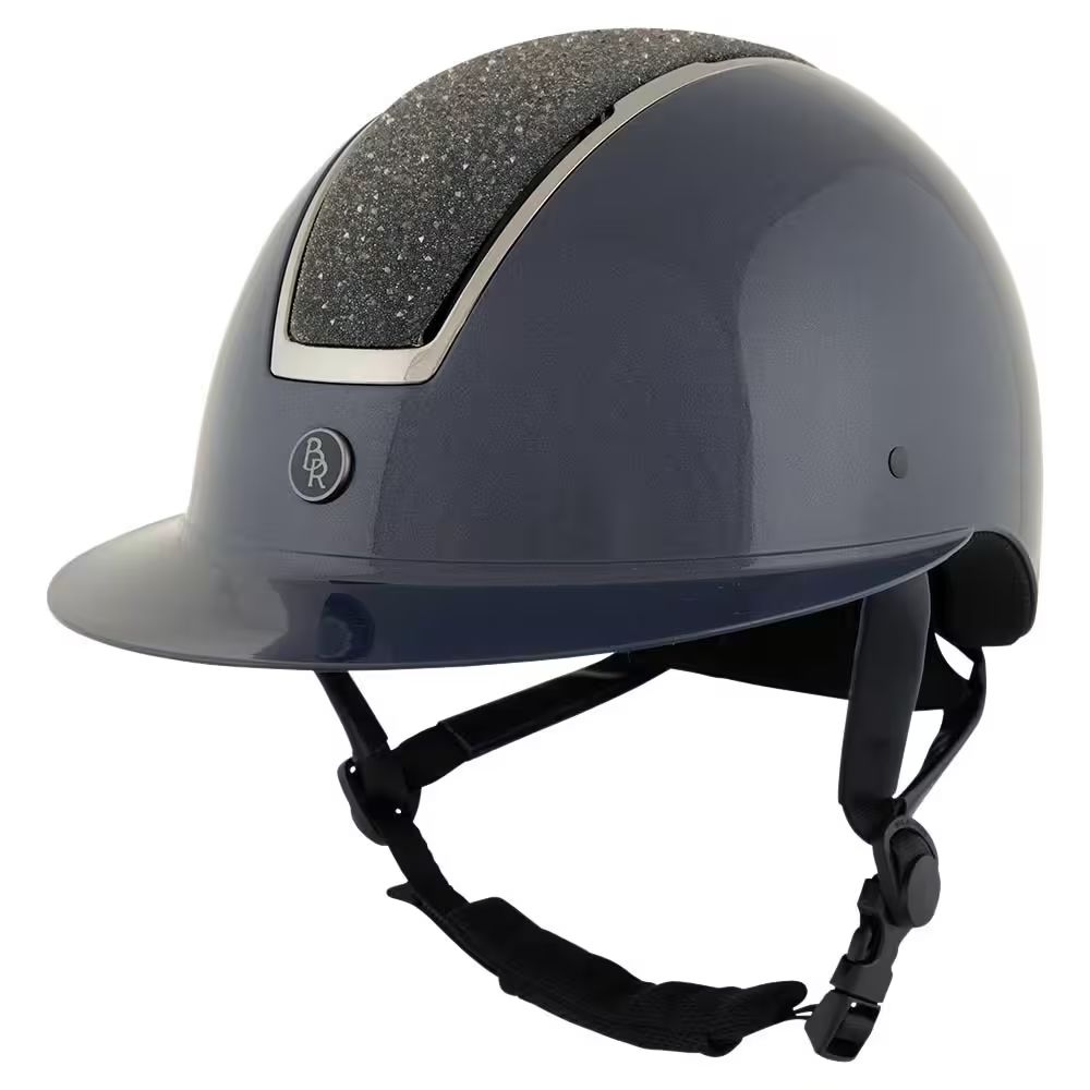 Casque BR Omega Glamourous Bleu Glossy by BIEMAN DE HAAS