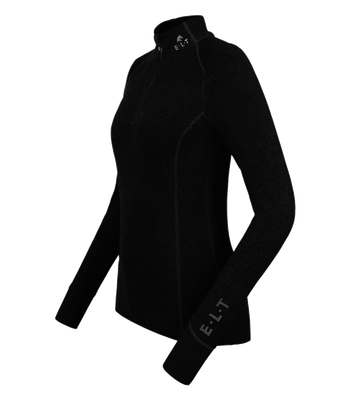 T-Shirt manche longues technique Milano Noir by ELT