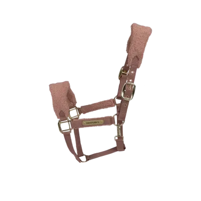 Licol Teddy Fleece vieux rose by KENTUCKY