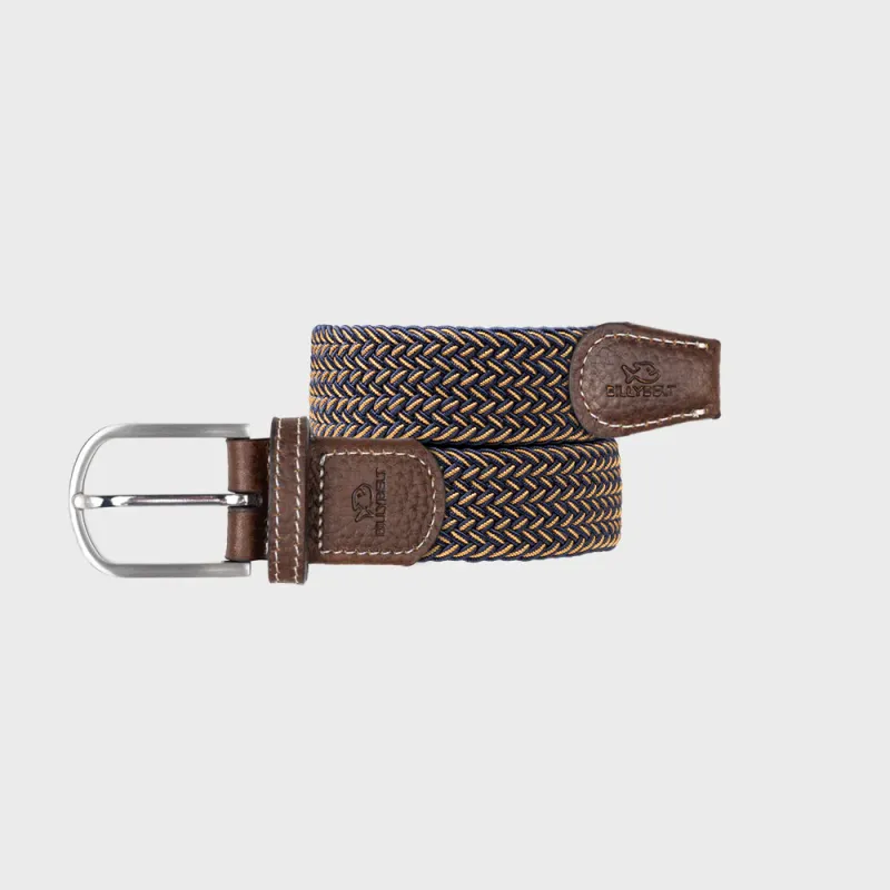 Ceinture tressee elastique Havane by BILLYBELT