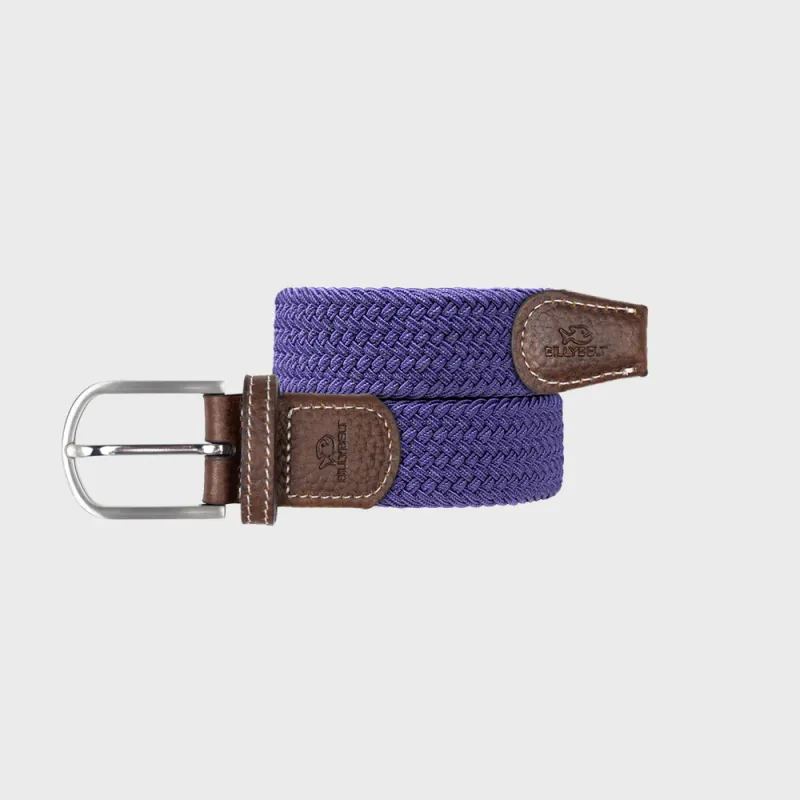 Ceinture tressee elastique Violet astral by BILLYBELT
