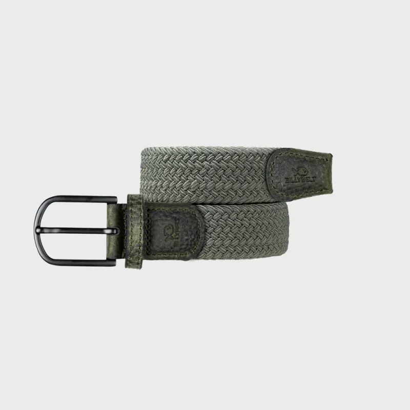 Ceinture tressee elastique Dark forest by BILLYBELT