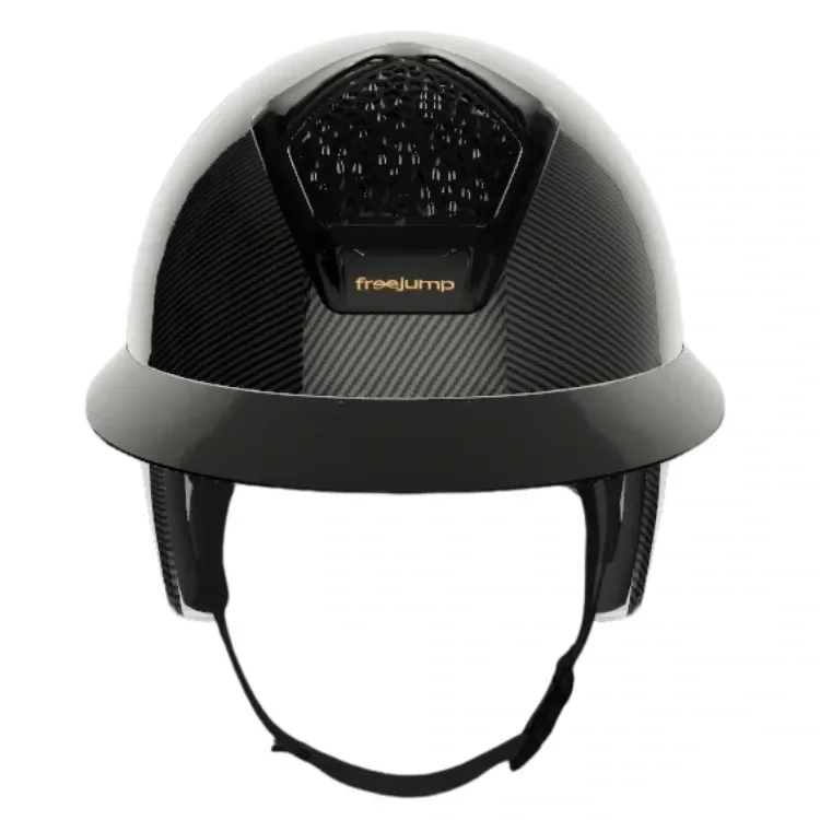 Casque Voronoi Carbon Black Glossy avec  Protection  temporale by FREEJUMP
