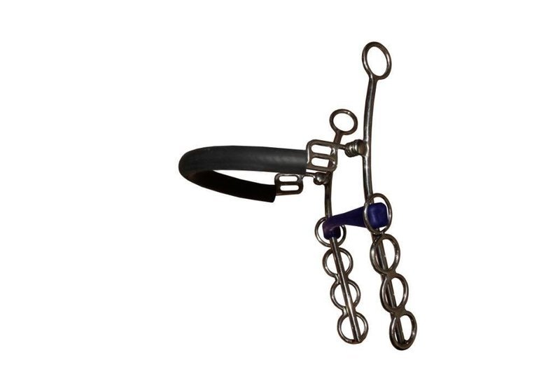 Mors tandem droit caoutchouc a anneaux by JUMP&#39;IN