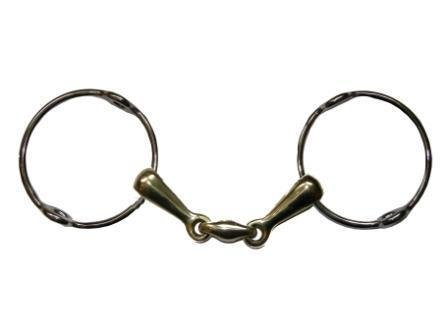 Mors releveur grands anneaux double brisure by JUMP'IN Mors releveur grands anneaux double brisure by JUMP'IN