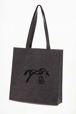 Sac feutre gris noir by PENELOPE