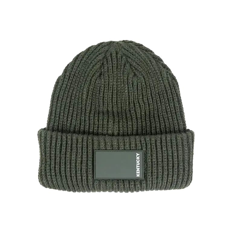 Bonnet Rubber Logo by KENTUCKY, Coloris: Vert fonce, Taille: TU