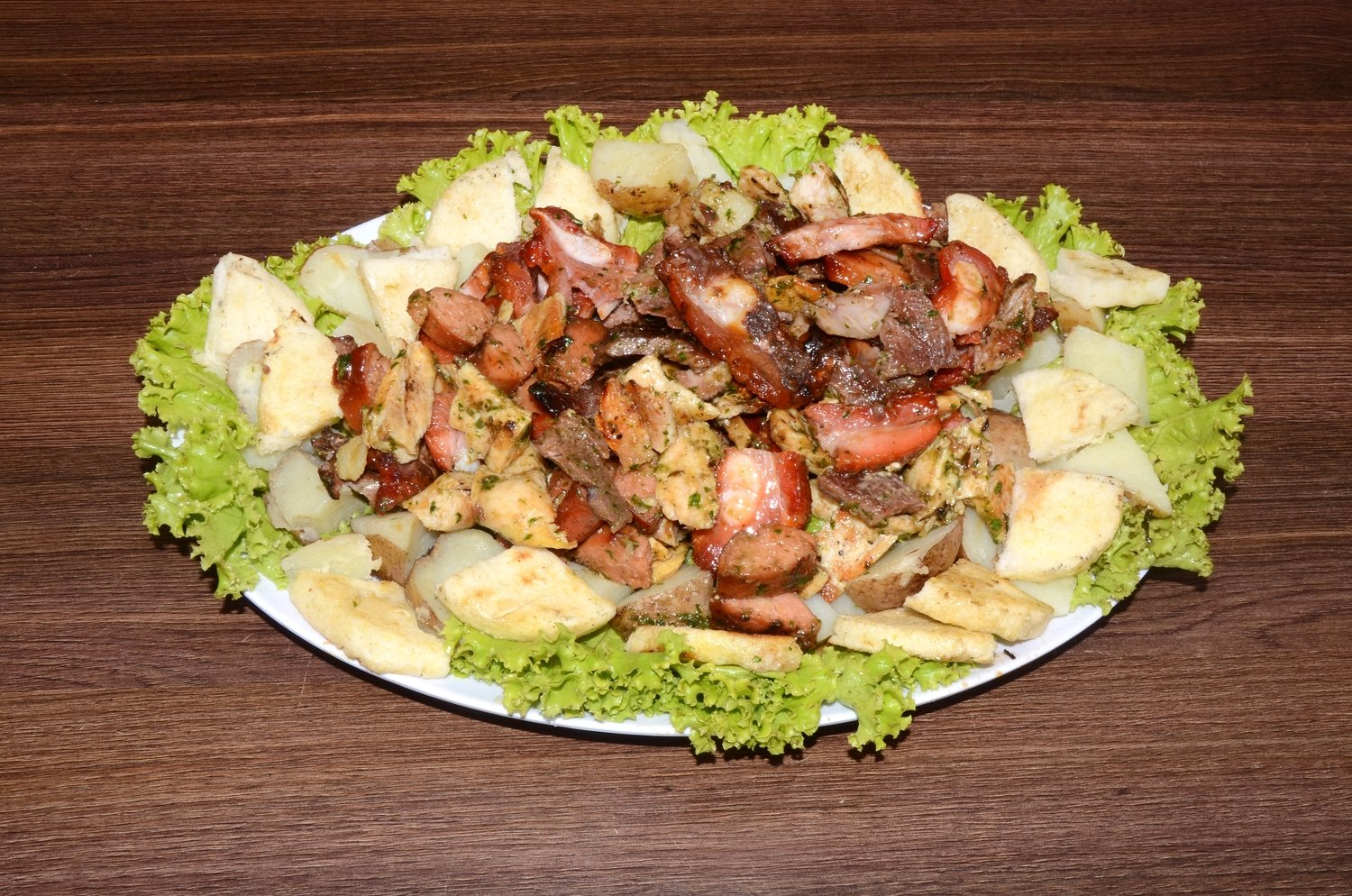 Picada al carbón pa 5