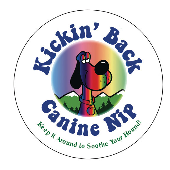 Kickin' Back Canine Magnet