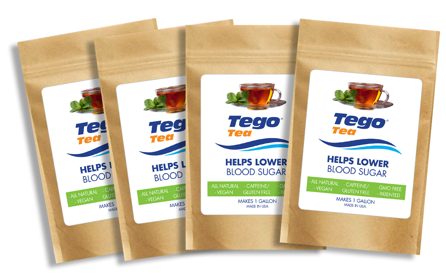 Tego Tea - Help Lower Blood Sugar - 4 Pack - $25 each. Tego Tea - Help Lower Blood Sugar - 4 Pack - $25 each.