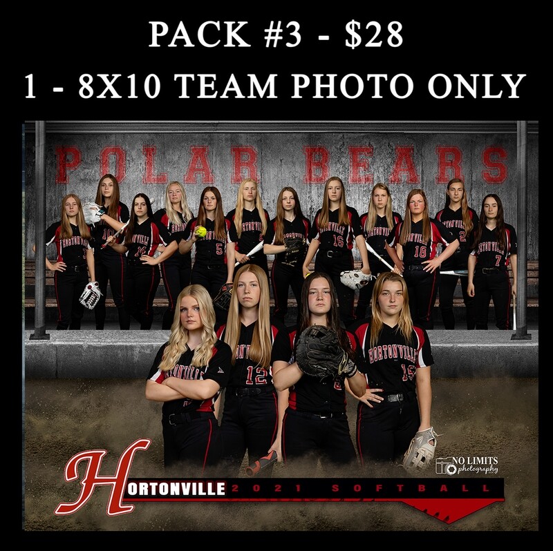 SB PACK #3 -  8X10 Team Photo Print Only