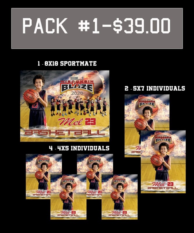PACK #1B - **Best Value** 8x10 Sportmate Pack