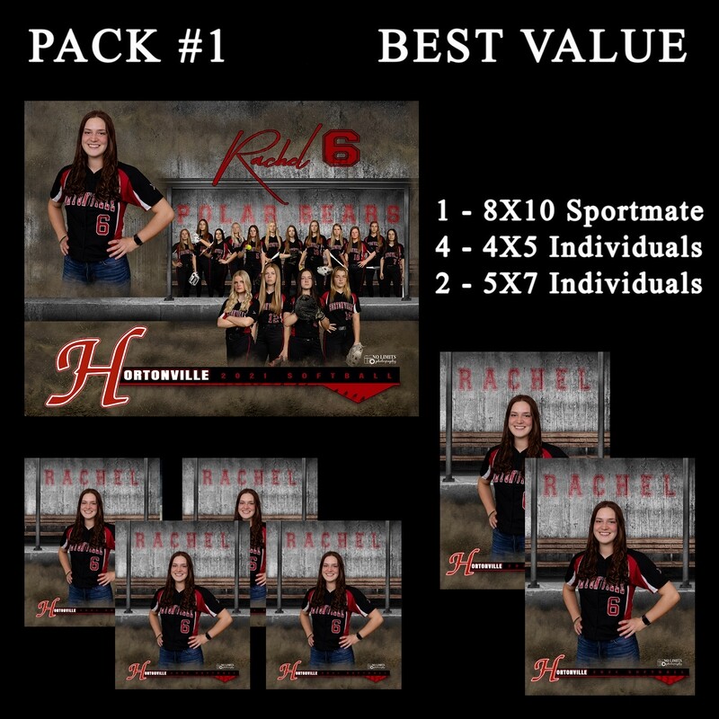 HHS PACK #1 - **Best Value** 8x10 Sportmate Pack