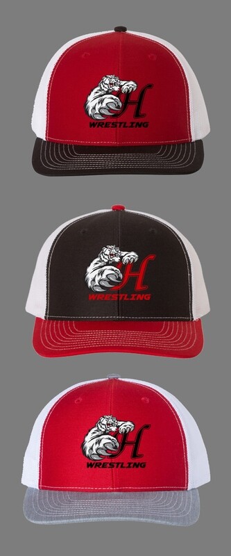Richardson Snapback Trucker Hat,
One Size,
Front Graphic Embroidered