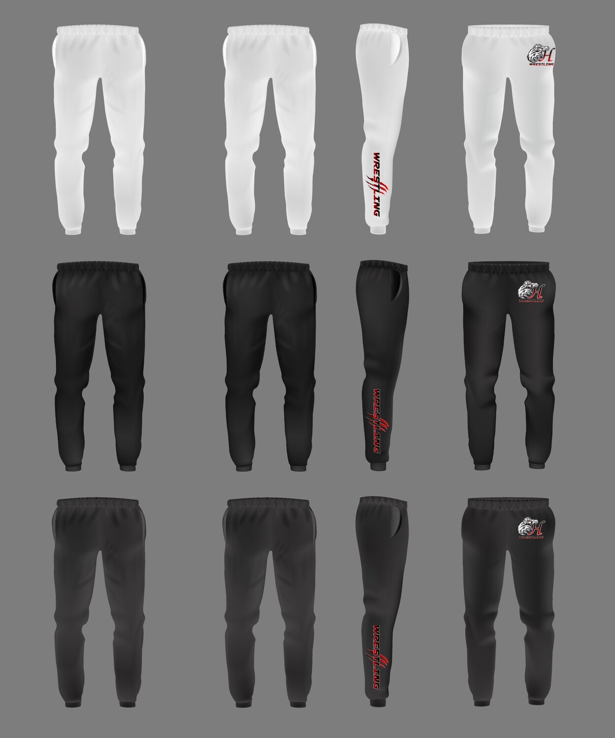 Jerzees Nublend Fleece Cuffed Sweat Pants,
Mens & Unisex Sizes
Front Graphic Included,
Mix & Match Graphics