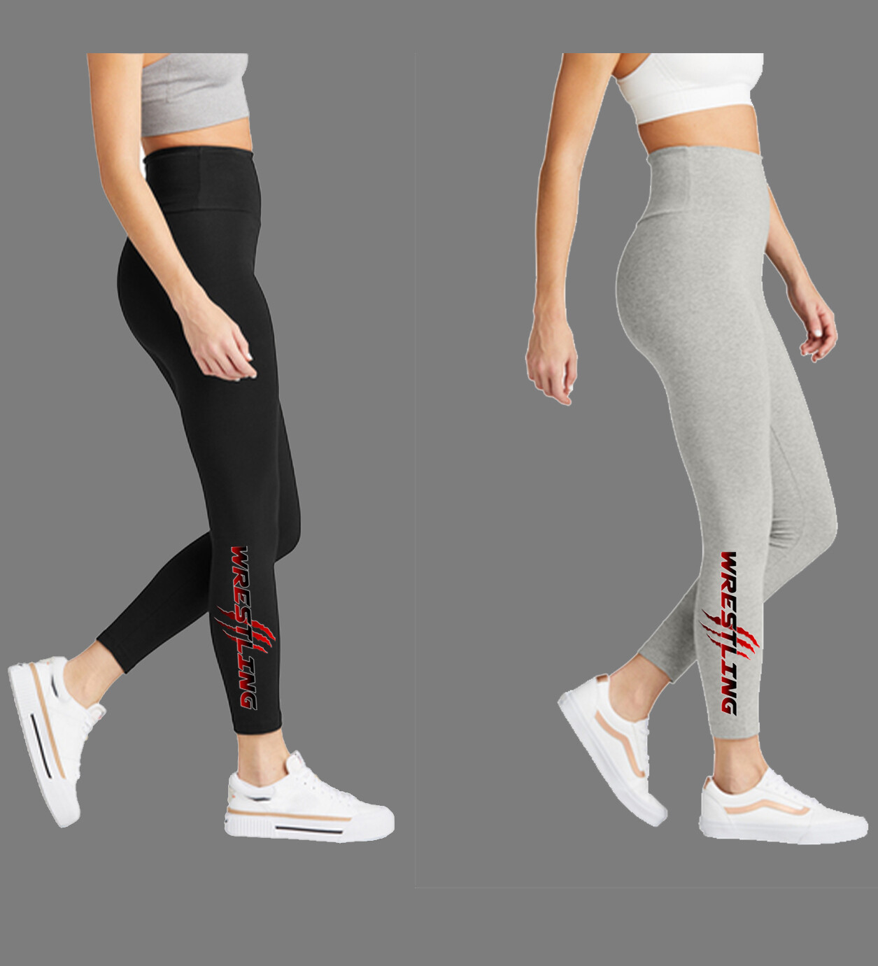 Ladies District High-Waist Legging, Standard Calf Graphic Included Ladies District High-Waist Legging, Standard Calf Graphic Included