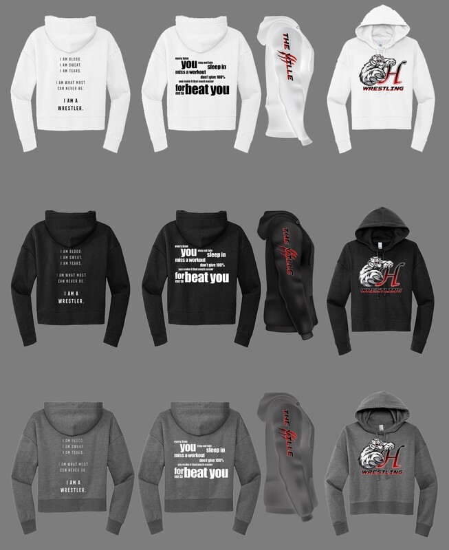 Ladies District Fleece Hoodies,
Front Graphic Included,
Mix & Match Graphics