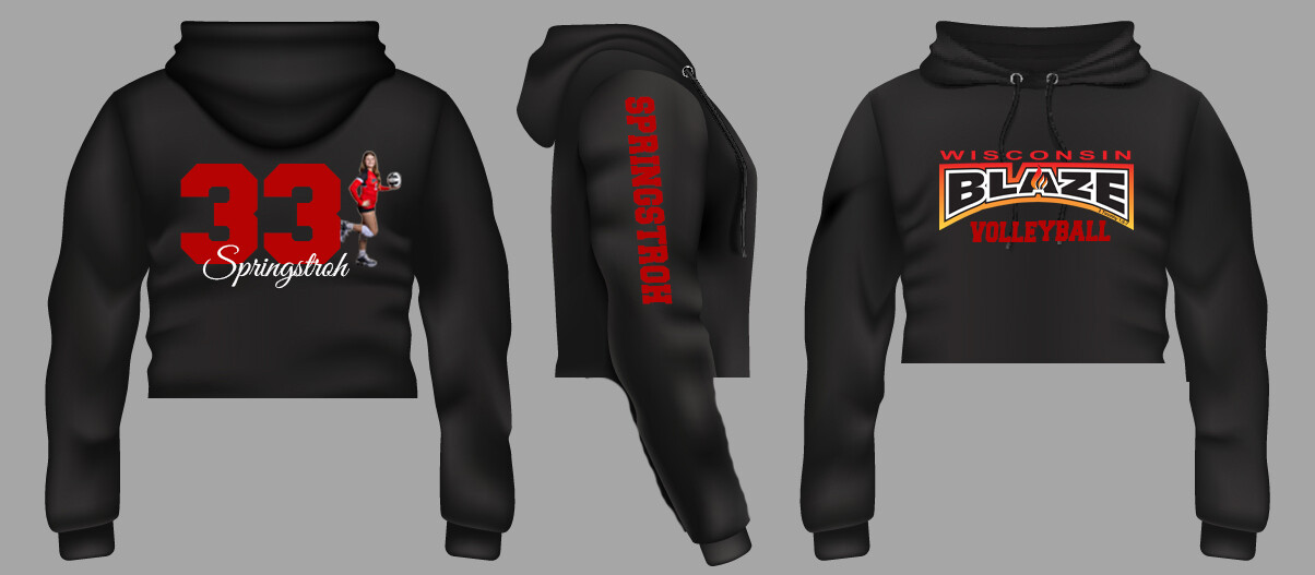 Ladies District Fleece Hoodies, Front Graphic Included, Photographic Custom Graphics Ladies District Fleece Hoodies, Front Graphic Included, Photographic Custom Graphics