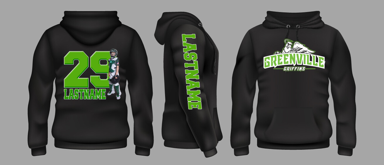 CELL USERS - Scroll & Swipe left for Examples Above. District Fleece Hoodies, Men & Unisex Sizes, Front Graphic Included, Mix & Match Custom Photographic Back with Name & Number &/or Sleeves OPTIONAL. CELL USERS - Scroll & Swipe left for Examples Above. District Fleece Hoodies, Men & Unisex Sizes, Front Graphic Included, Mix & Match Custom Photographic Back with Name & Number &/or Sleeves OPTIONAL.
