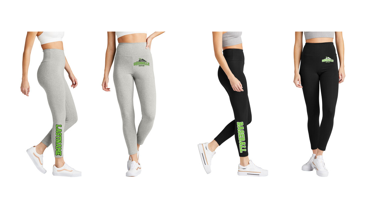 Ladies District Flex High-Waist Legging Standard Calf Graphic Included Ladies District Flex High-Waist Legging Standard Calf Graphic Included