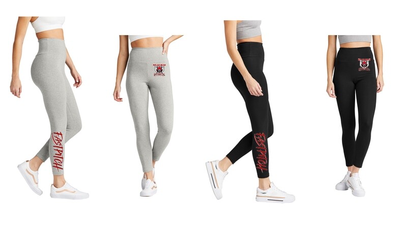 Ladies District Flex High-Waist PBFP Legging Standard Front and Calf Graphic Included Ladies District Flex High-Waist PBFP Legging Standard Front and Calf Graphic Included