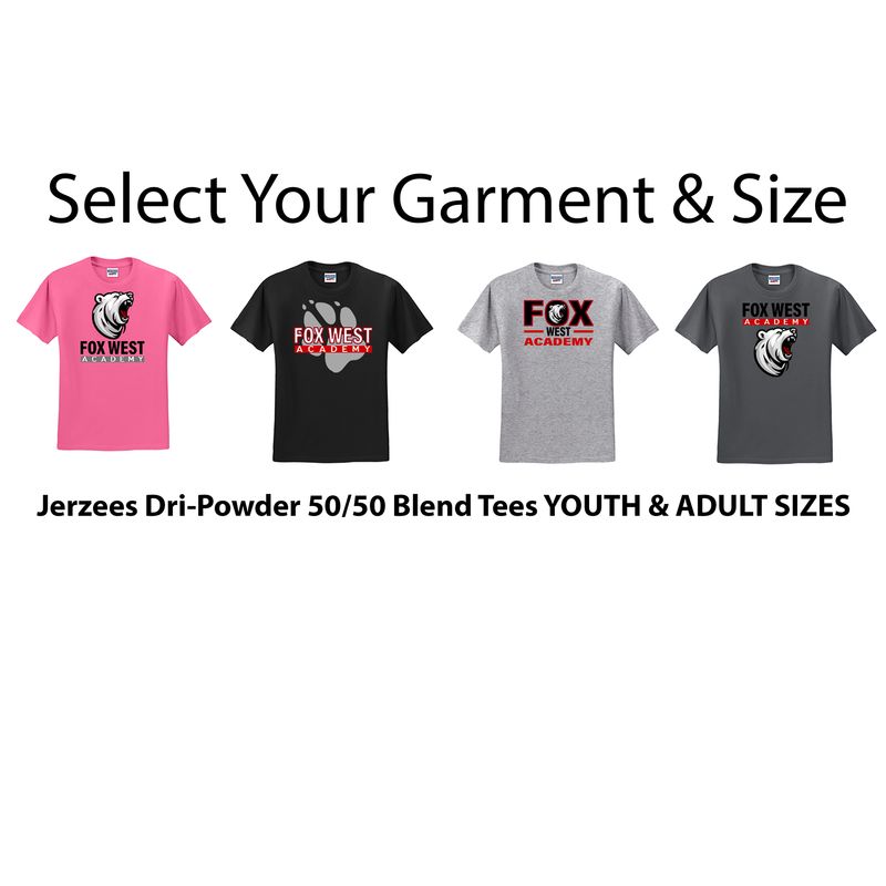 Jerzees Dri-Powder 50/50 Blend Tees $20+YOUTH & ADULT SIZES Jerzees Dri-Powder 50/50 Blend Tees $20+YOUTH & ADULT SIZES