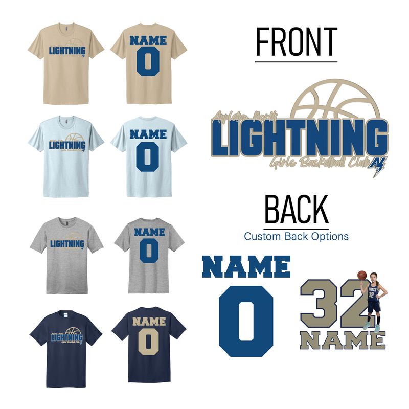 Appleton North Basketball T-Shirt Design 1