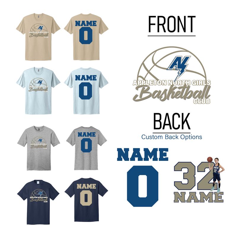 Appleton North Basketball T-Shirt Design 2
