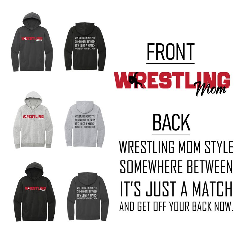 WRESTLING MOM DESIGN 1 Hoodie