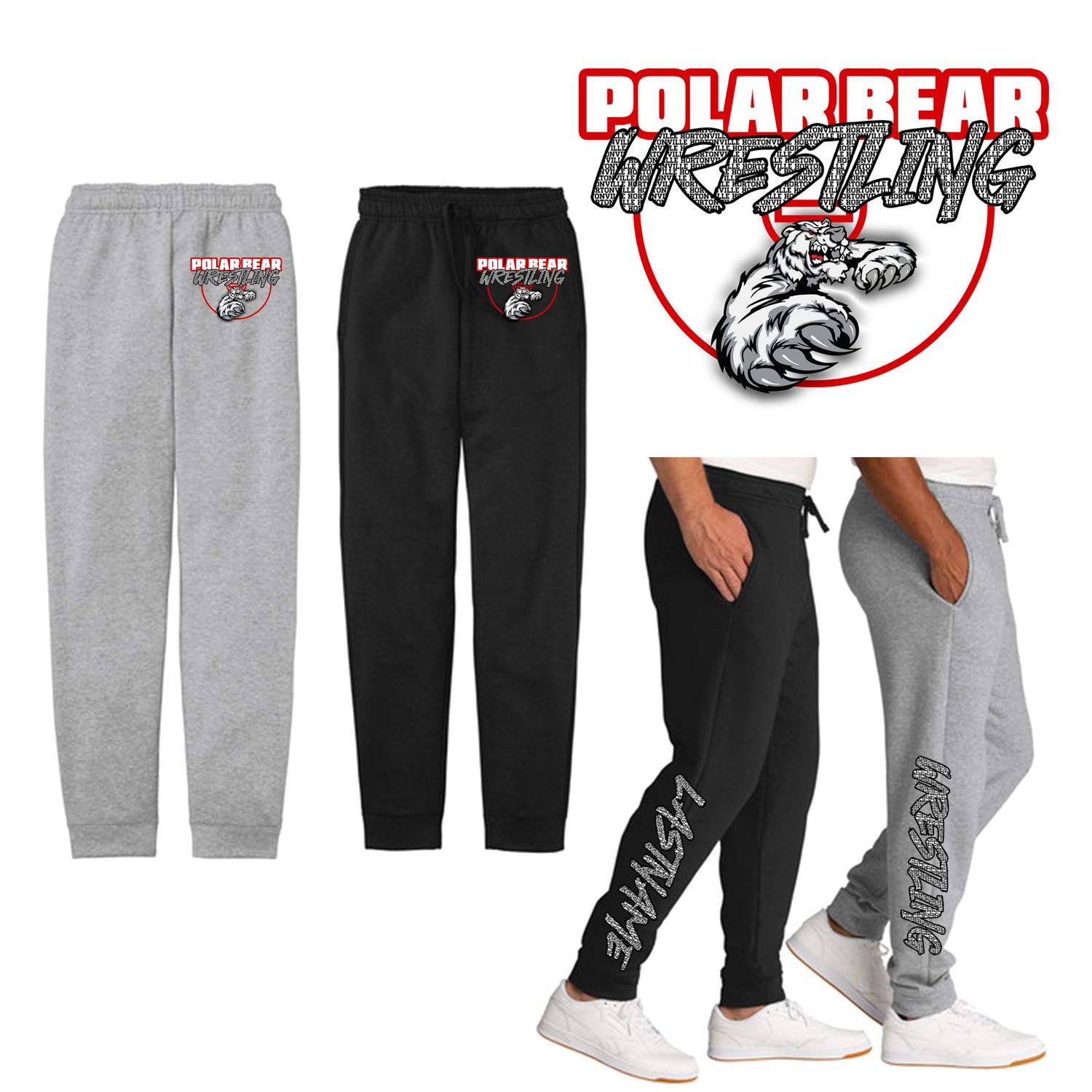 HORTONVILLE WRESTLING Design 2 Sweats