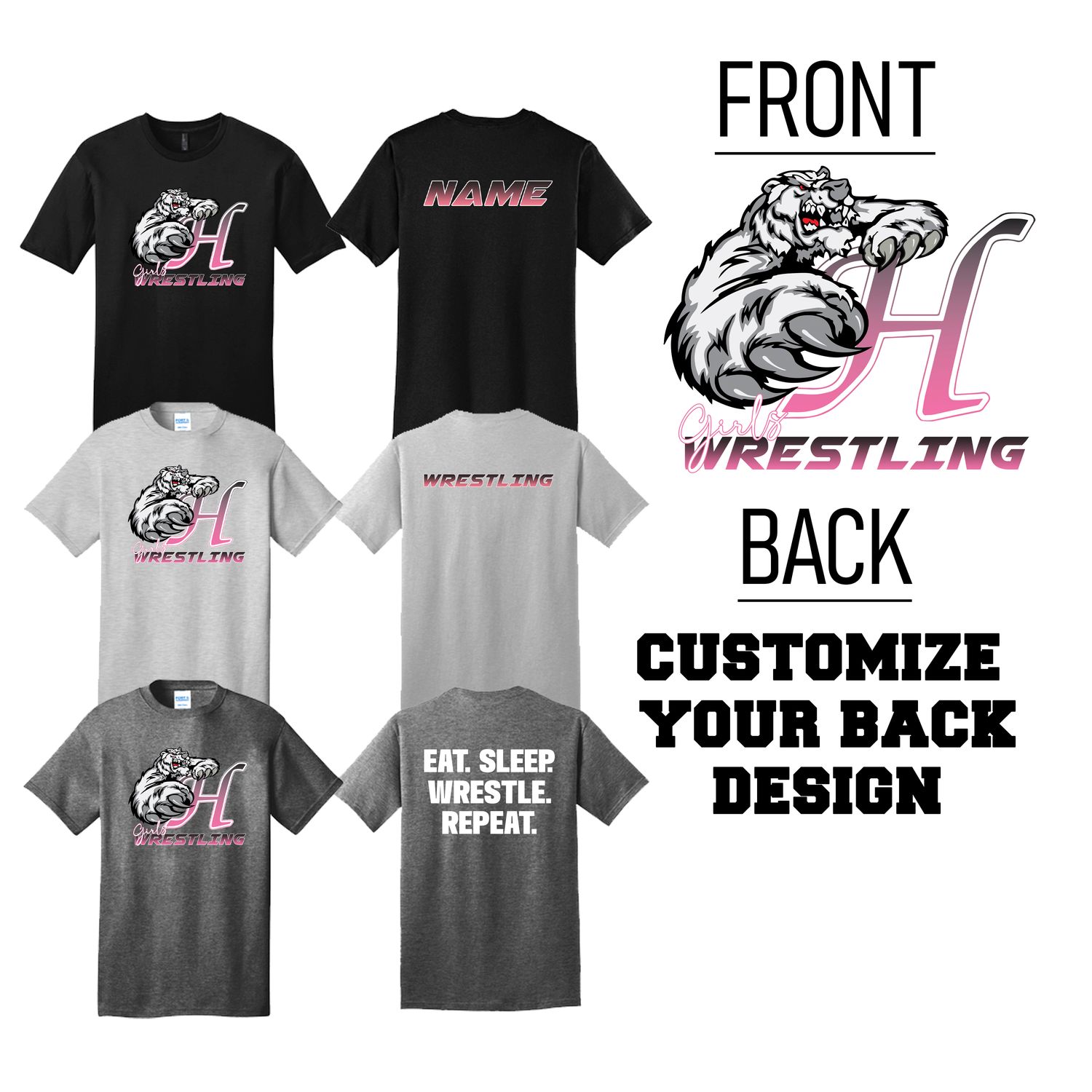 HORTONVILLE GIRLS WRESTLING &#39;24  T-Shirt