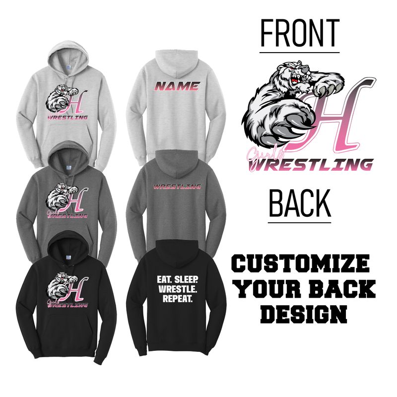 HORTONVILLE GIRLS WRESTLING &#39;24 Design  Hoodie