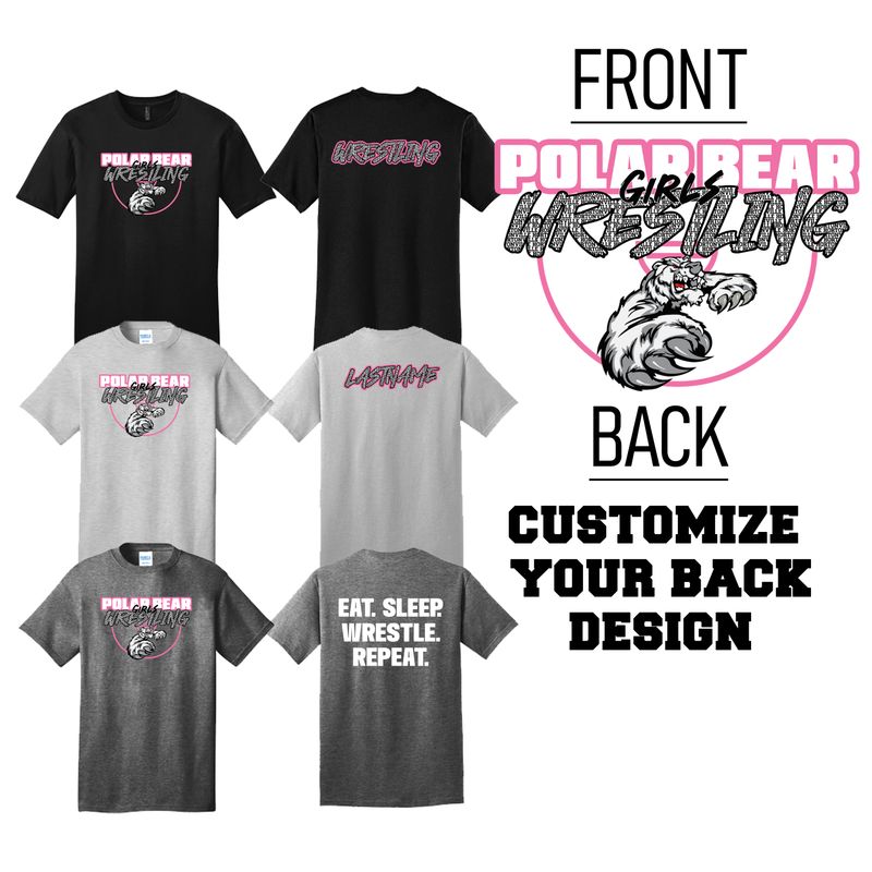 HORTONVILLE GIRLS WRESTLING Design 2  T-Shirt