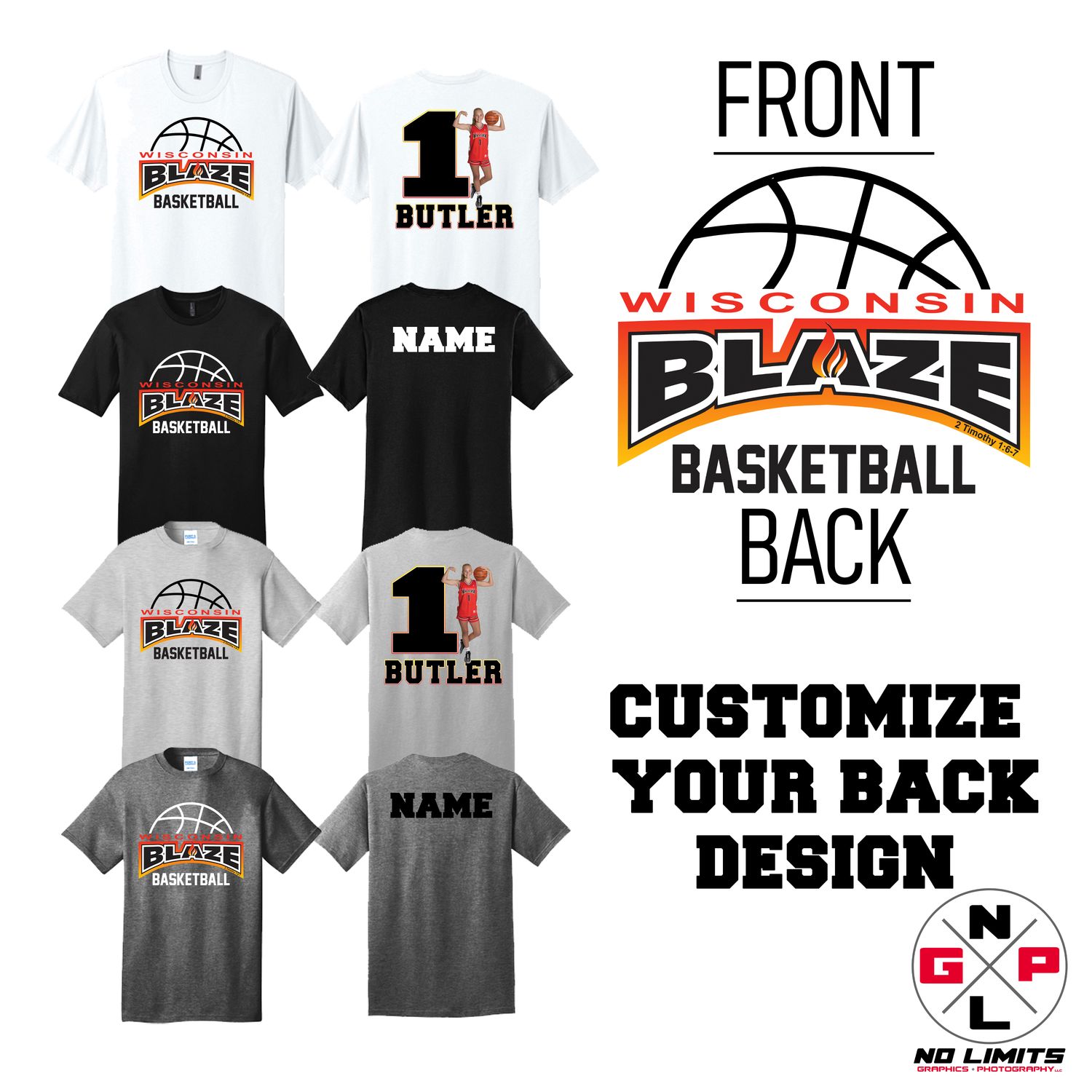 2025 Blaze Basketball Tee 2025 Blaze Basketball Tee