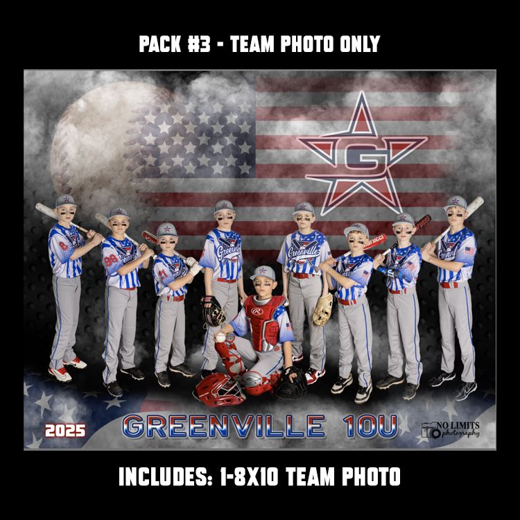 GRIFFINS PACK #3 -  8X10 Team Photo Print Only