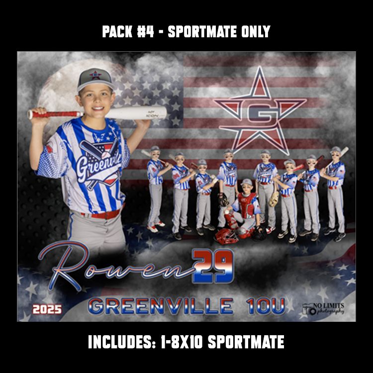 GRIFFINS PACK #4 - 8X10 Sportmate Photo Print Only