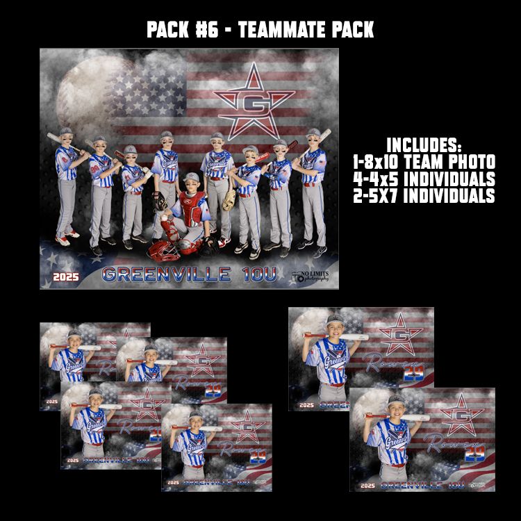 GRIFFINS PACK #6 - **GREAT VALUE** 8X10 Teammate Pack