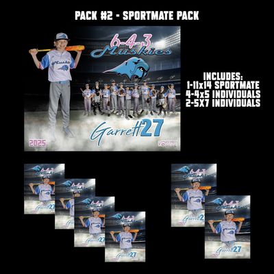 Muskies PACK #2 - 11X14 Sportmate Pack