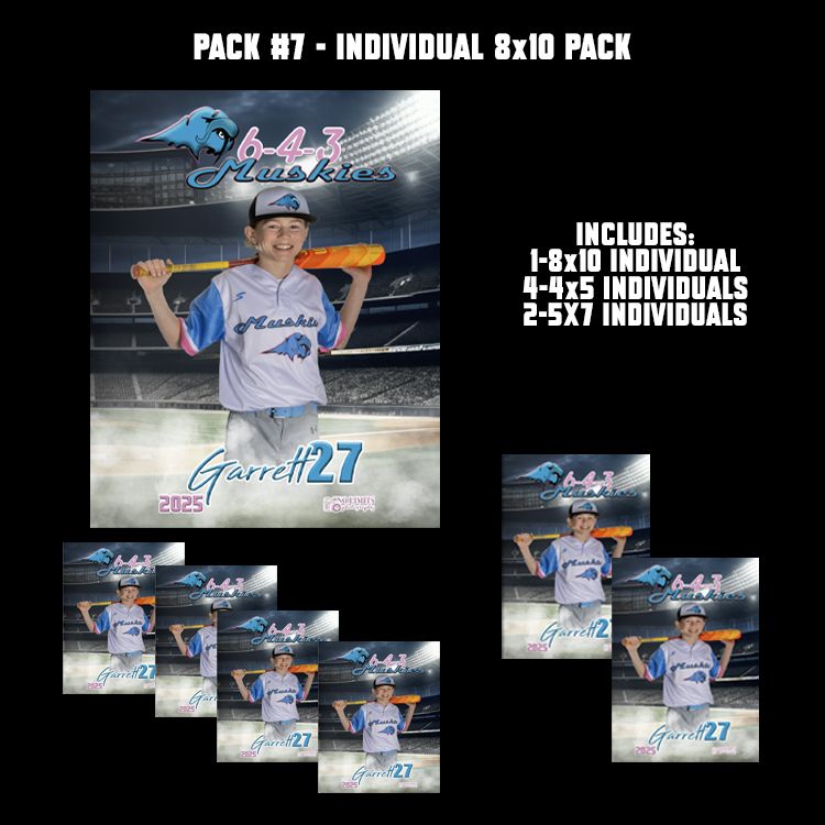 Muskeis PACK #7 -  8x10 Individual Pack