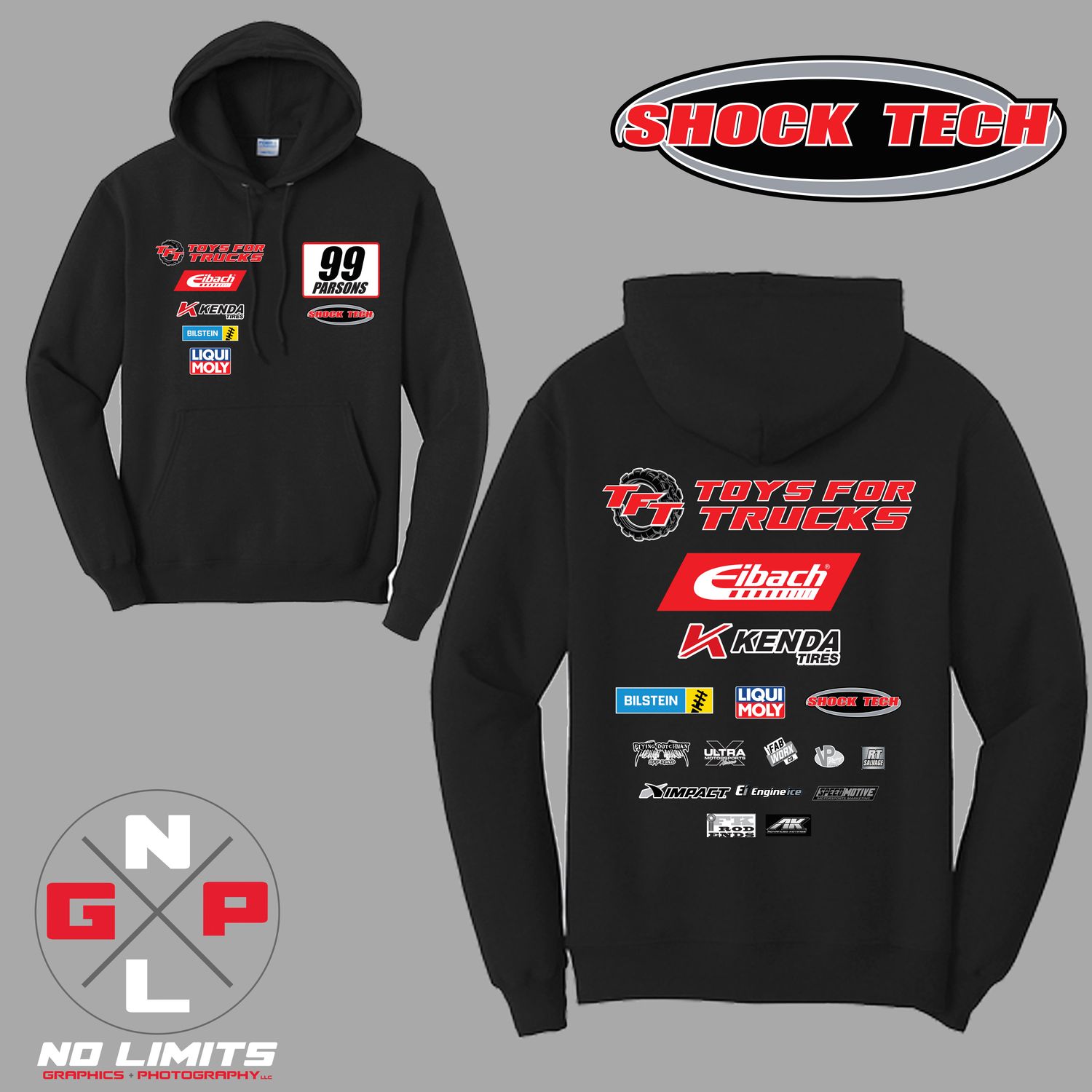 Dylan Parsons Racing Hoodie - Team Version