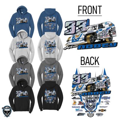 Adam Abbey Racing 2025 Hoodie (Adult Size)