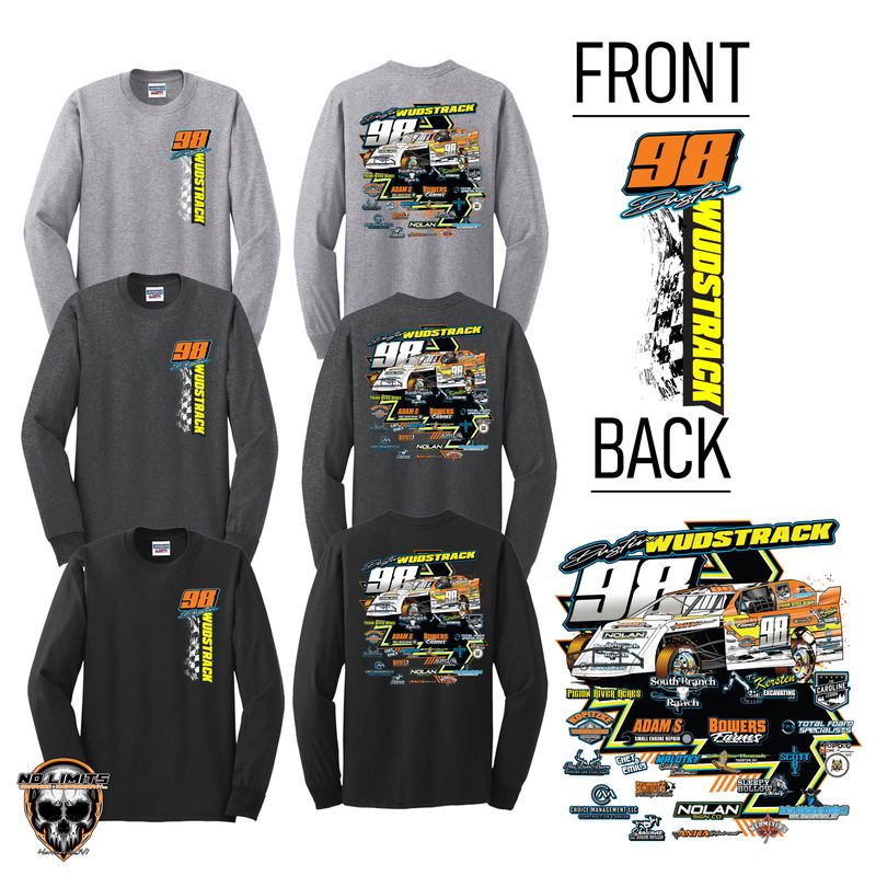 Dustin Wudstrack 2025 Racing Long Sleeve Tee Color